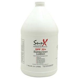 Sunscreen Lotion, Sunx Spf 30, Gallon Jug - Repellants & Treatments